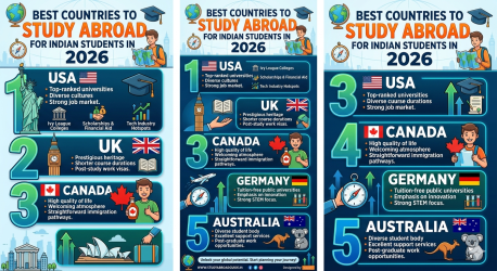 Best Countries to Study Abroad for Indian Students in 2026 Best Countries to Study Abroad for Indian Students in 2026